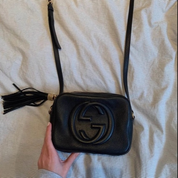 Gucci Handbags - Gucci Soho Disco Purse Black